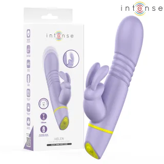 Rabbit-Vibrator Intense Helen mit Stoßfunktion Flieder 18 x 6,2 cm