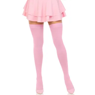 Überknie-Strümpfe Nylon Rosa