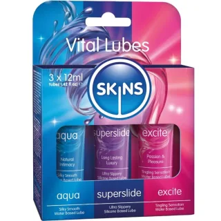 Gleitgel Vital Lubes Kit Aqua Superslide & Excite 3 x 12 ml
