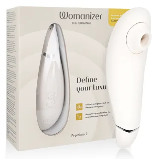 Premium 2 Klitorisstimulator Warmgrau