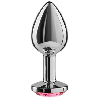 Analplug Aluminium Fuchsia 7 x 2,5 cm