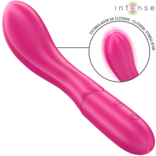 Vibrator Lisette Flexibel 10 Vibrationen Rosa 19 cm
