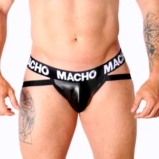 Jockstrap Mx25nc Jock Schwarzes Leder S Rot