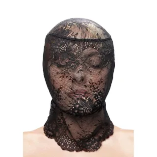 Fetish & Fashion Spitzen-Maske Schwarz