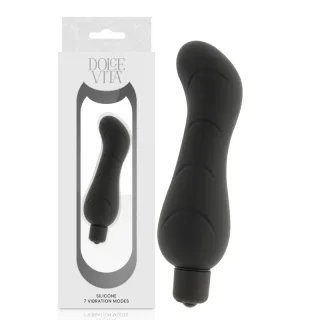 G-Punkt-Vibrator Genius Silikon Schwarz Ø 4 cm
