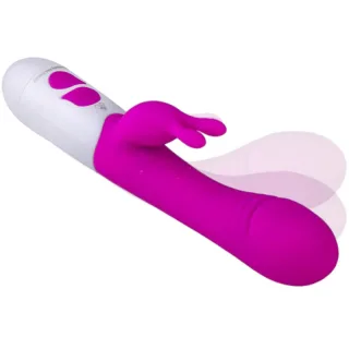 Rabbit-Vibrator Happy Violett 18,9 x 3,1 cm