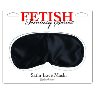 Satin Love Augenmaske Schwarz