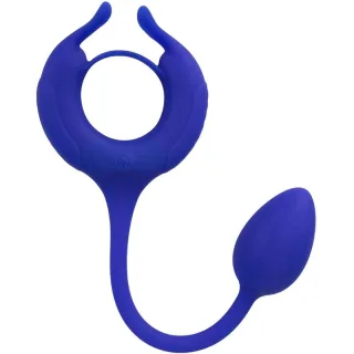 Penisring Admiral Gewichteter Cockring Blau Ø 5 cm