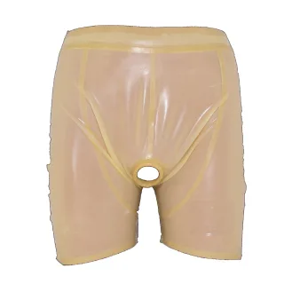Latex Shorts mit Cockring