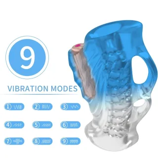 Masturbator Wulst Blau