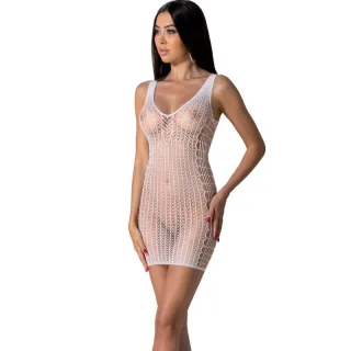 Weißer Bodystocking Schwarz Einheitsgröße Modell 4