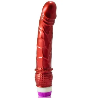 Realistischer Vibrator Rot 23 cm