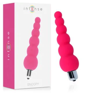 Analplug Snoopy 7 Geschwindigkeiten Silikon Rosa 11,5 x 1,5 cm