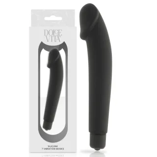 Vibrator Realistic Silikon Schwarz Ø 3,1 cm