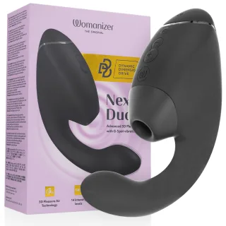 Duo Next Klitoris- und G-Punkt-Stimulator Schwarz