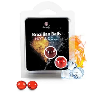 Gleitgel Brazilian Balls Heat & Cold Effect 2 St.