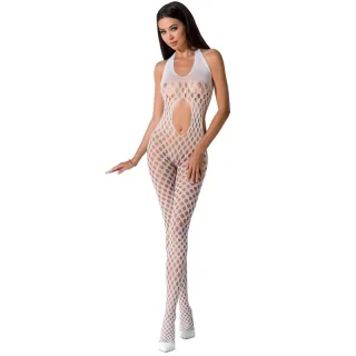 Woman Weißer Bodystocking Einheitsgröße Modell 15