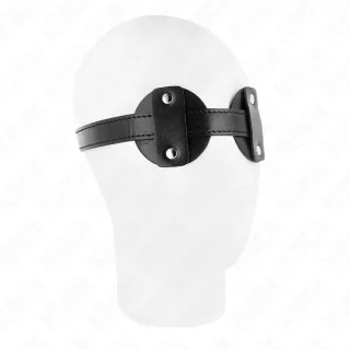 Fetisch-Toy Runde Augenband-Abdeckung Verstellbar 40 5 Schwarz