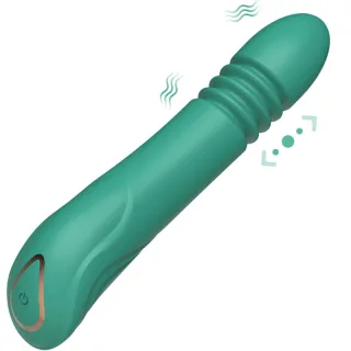 Vibrator G-Punkt mit Stoßfunktion Grün