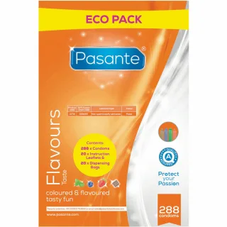 Kondom Kondome Eco Pack Aromen Beutel 288 St.