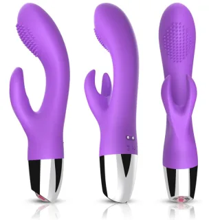 Rabbit-Vibrator Lila 20,5 x 3,5 cm