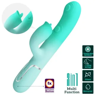 Rabbit-Vibrator Gigi Multifunktion Aquagrün