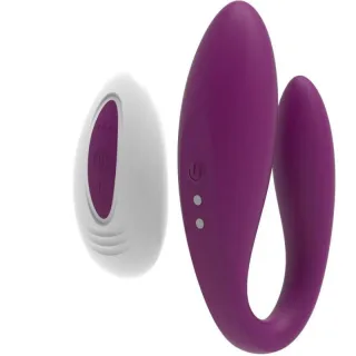 Paarvibrator Kitty mit Fernbedienung Lila