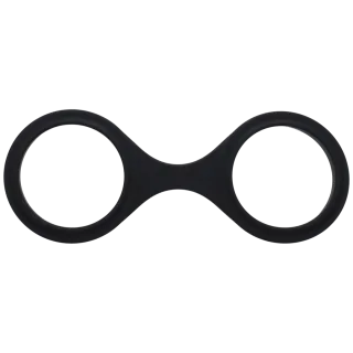 Handschellen Merci Play Cuffs Schwarz 19,6 cm