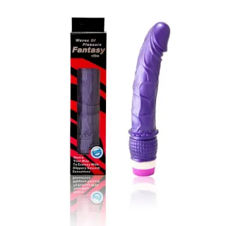 Realistischer Vibrator Wellen des Vergnügens Lila 23 x 4 cm