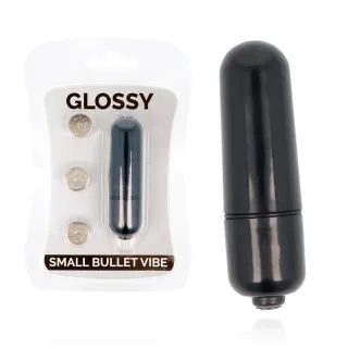 Minivibrator Glossy Bullet Vibe Schwarz Ø 1,8 cm