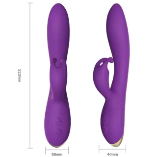 Rabbit-Vibrator Bonnie Lila 24 cm