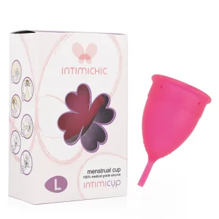 Menstruationstasse aus medizinischem Silikon Größe L