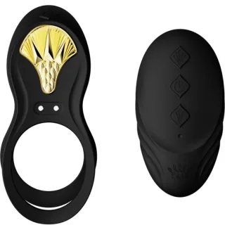 Bayek Vibrierender Paarring Schwarz 7,5 cm