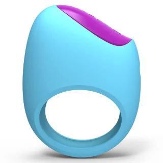 Remoji Lifeguard Vibro-Penisring mit App Blau