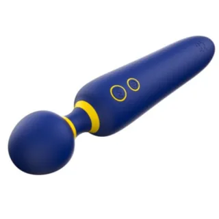 Vibrator Flip Vibrationsstab Leise 10 Modi Blau 4,5 x 2 cm