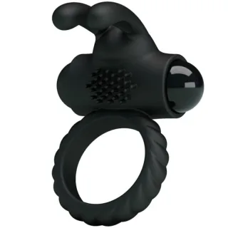 Penisring Eudora Vibrierring mit Stimulator Schwarz