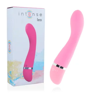 G-Punkt-Vibrator Intense Leo aus Silikon Rosa 18,9 x 3,4 cm