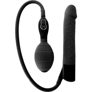 Aufblasbarer Vibrator Schwarz 15 x 3 cm