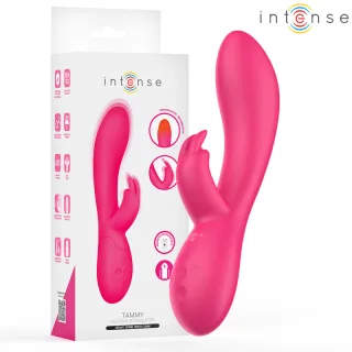 Rabbit-Vibrator Intense Tammy mit Wärmefunktion Rosa 19,7 x 2,2 cm