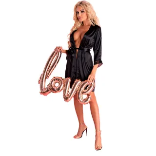 Fashion Ariladyen Kleid + Hösche Schwarz