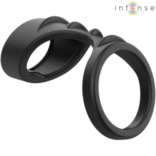Penisring Theo Doppelring Schwarz 5,1 x Ø 4 cm