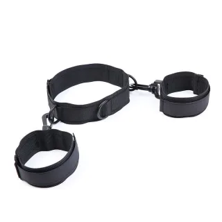 Fesselset Handschellen und Kragen aus Nylon
