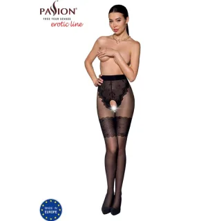 Strumpfhose Tiopen Schwarz Größe 3/4 20/40 den Modell 2