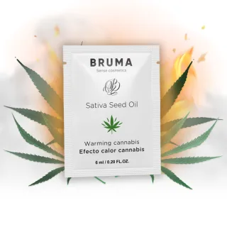 Sativa Gleitgel mit Cannabis-Aroma und Wärmeeffekt 6 ml