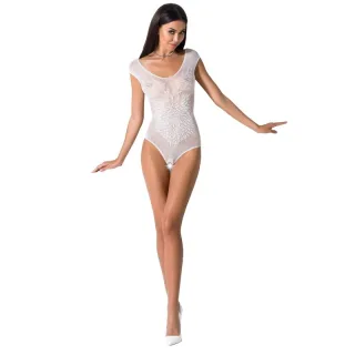 Woman Weißer Bodystocking Einheitsgröße Modell 14