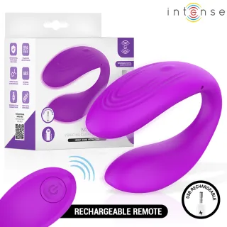 Paarvibrator Intense Nora in Klammerform Lila 8 x 3,3 cm