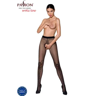 Strumpfhose Tiopen Schwarz Größe 1/2 20 den Modell 3