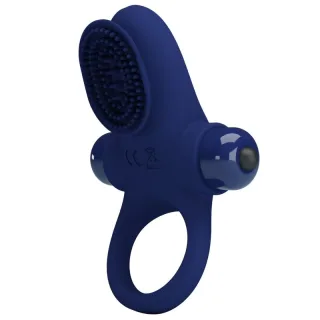 Penisring Palle Ring mit Vibration Blau