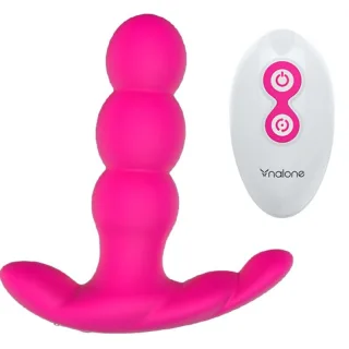 Pearl Anal-Vibrator mit Fernbedienung Schwarz 12,5 cm