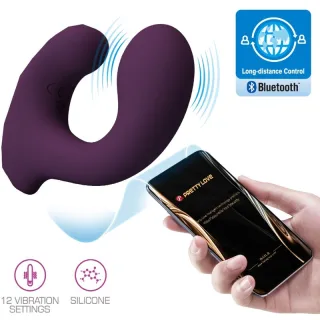 Vibrator Billy mit Fernbedienung und App-Steuerung Lila